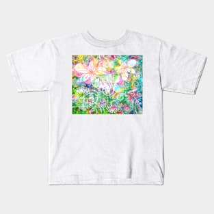 Joyful Flowers by Jan Marvin Kids T-Shirt